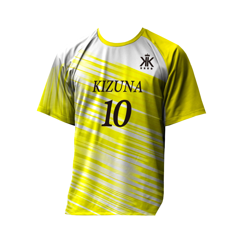サッカーユニフォーム1_イエロー