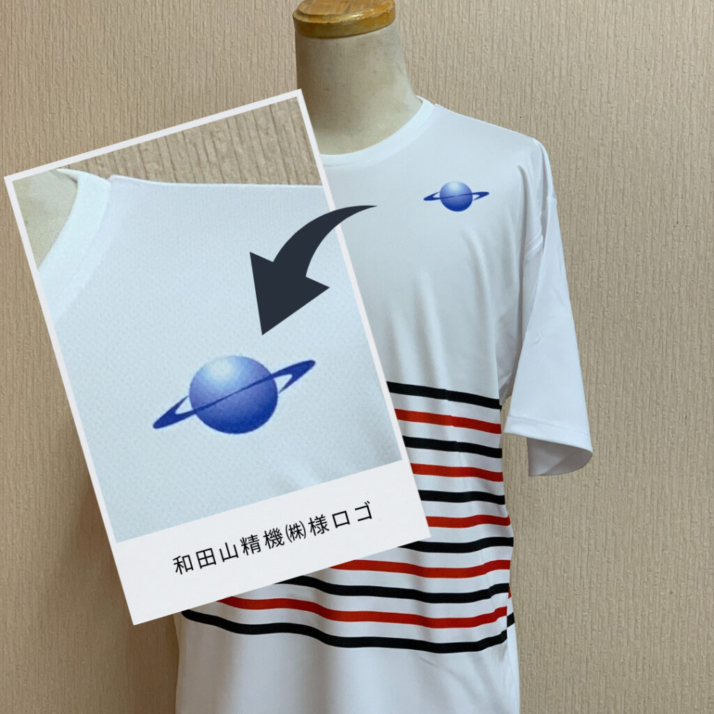 昇華転写マラソンTシャツ
