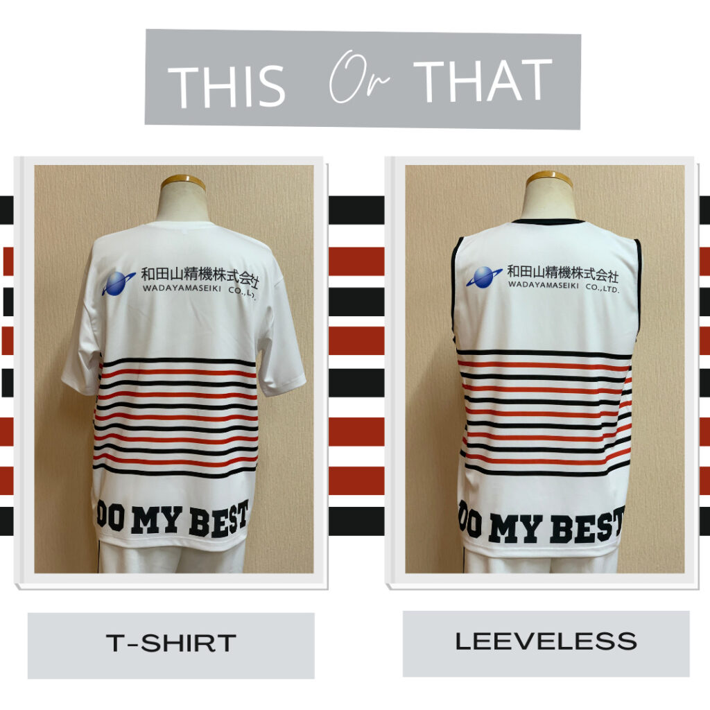 昇華転写マラソンTシャツ